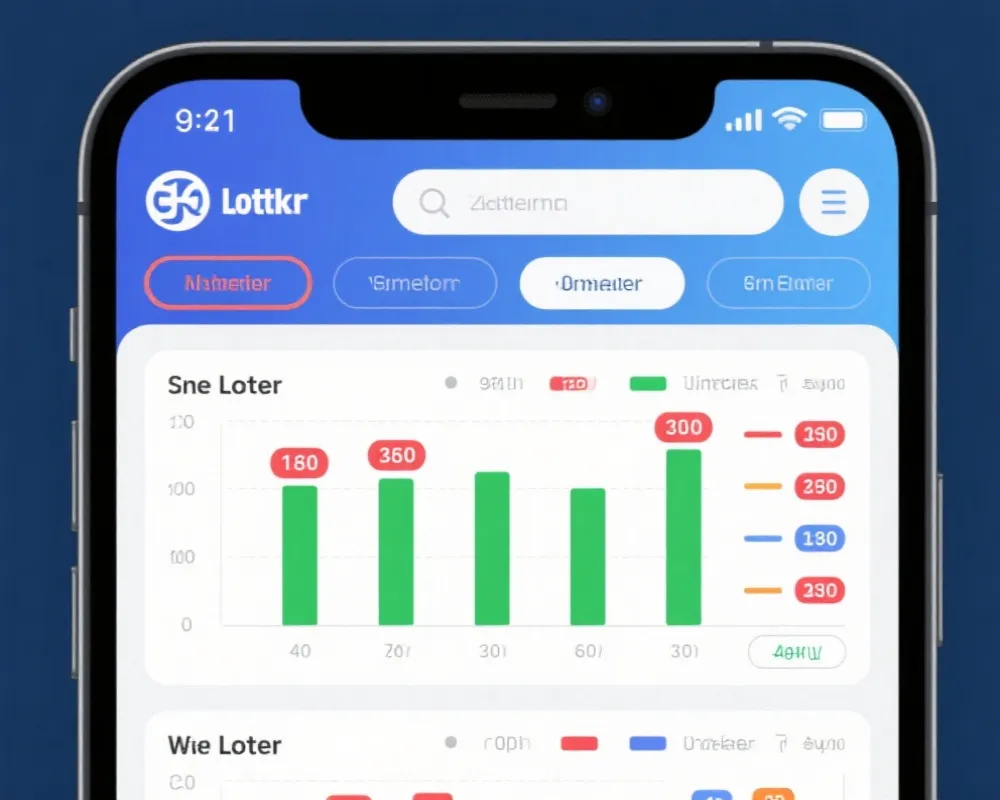 历史开奖记录页面移动端展示示意